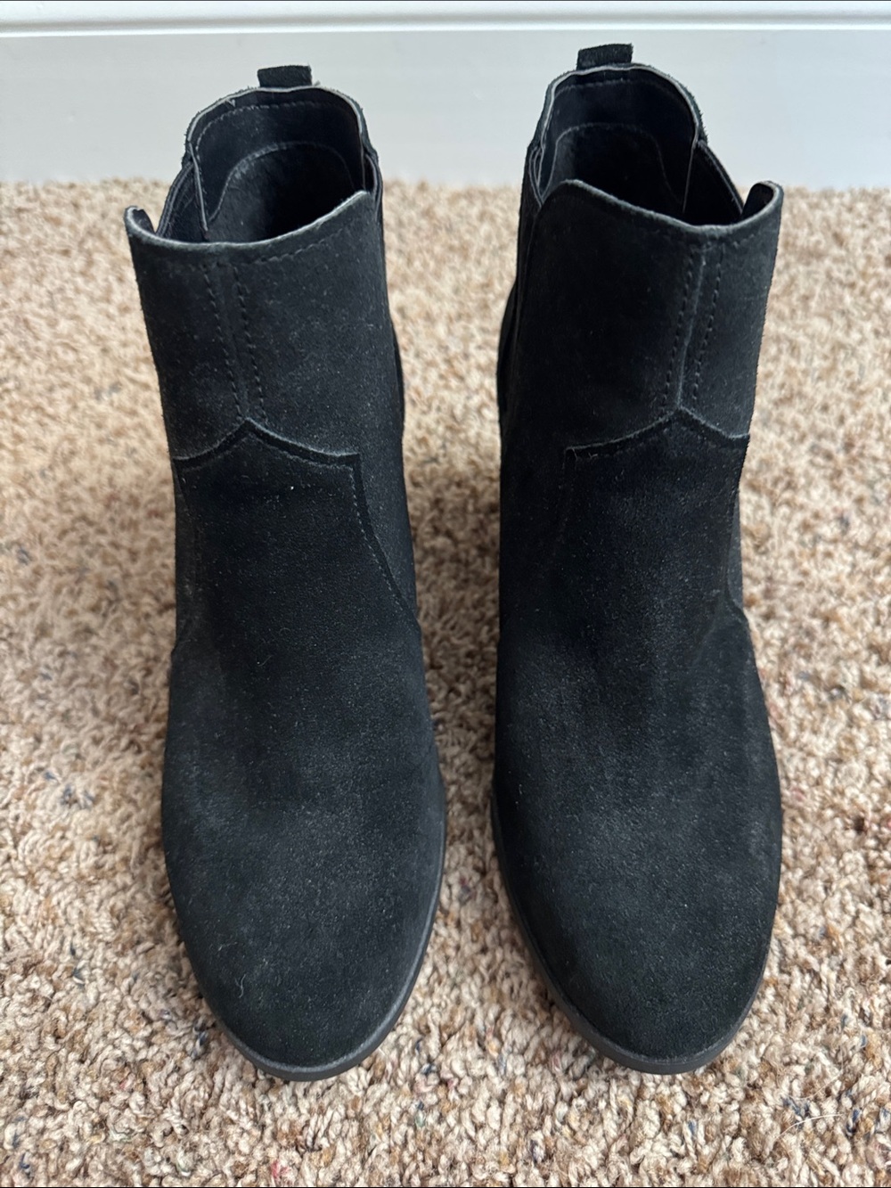 Koolaburra Black Suede Ankle Boots - Classic Slip-On Style